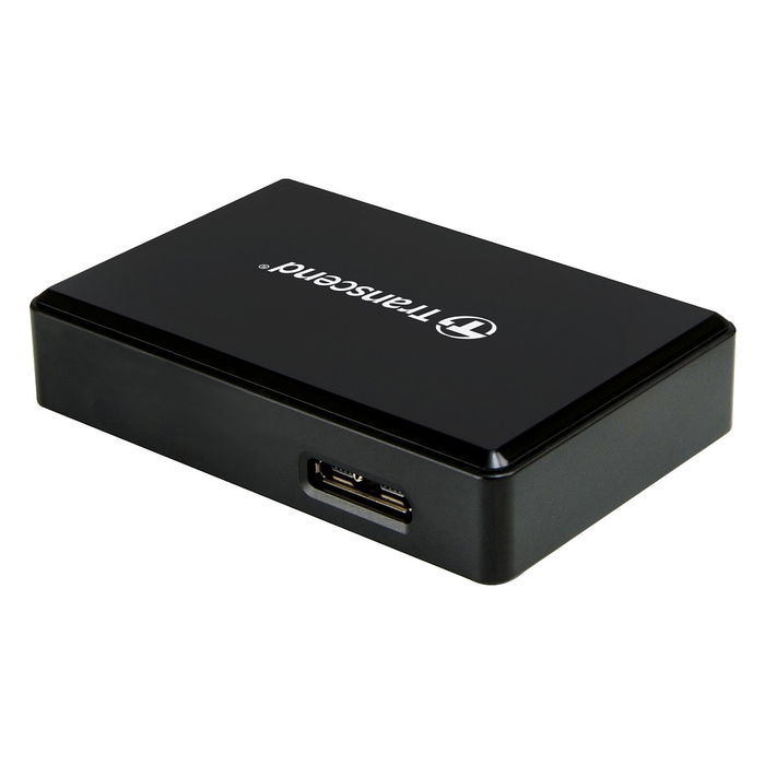 Transcend TS-RDF9K2 Lector de Tarjetas USB 3.1 Gen 1 - Compatible con CF, SDXC, MicroSDXC, SDHC, MicroSDHC, USB OTG, Windows, Mac, Linux