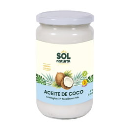 Sol Natural Aceite de Coco Virgen Extra BIO 580ml