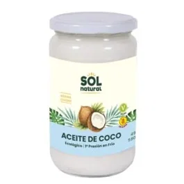 SOLNATURAL Aceite de Coco Virgen Extra BIO 580ml