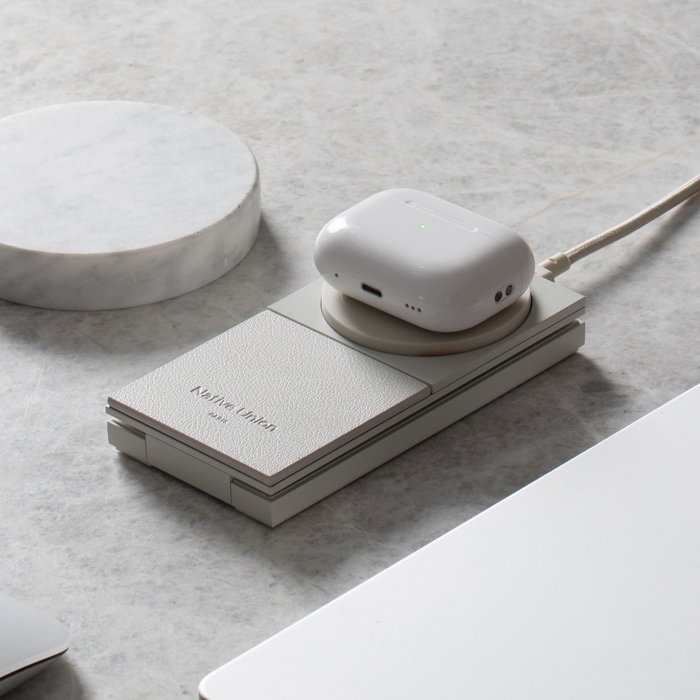 Native Union Rise 2-in-1 Qi2 Magn. Wireless Charger Sandstone