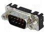 HARTING Conector D-Sub 9 Pines Macho THT Recto