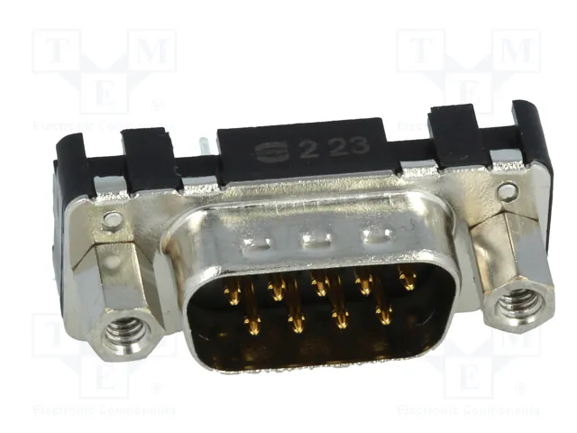 HARTING Conector D-Sub 9 Pines Macho THT Recto