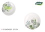 Algon Set 10 Platos de Cartón Redondos Flora 20 cm (24 Unidades)