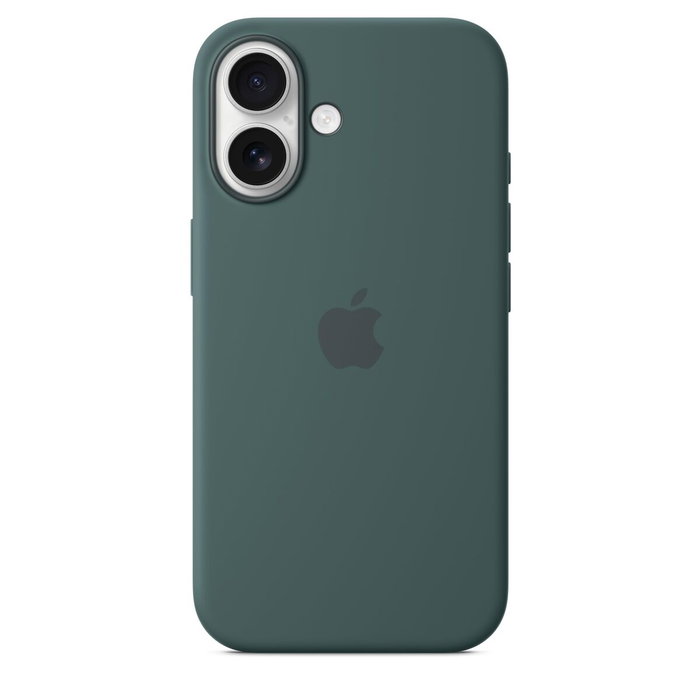 Apple Funda de Silicona con MagSafe para iPhone 16 - Verde lago