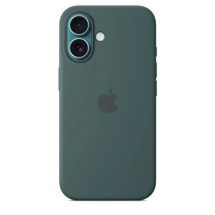 Apple Funda de silicona con MagSafe para iPhone 16 - Verde lago