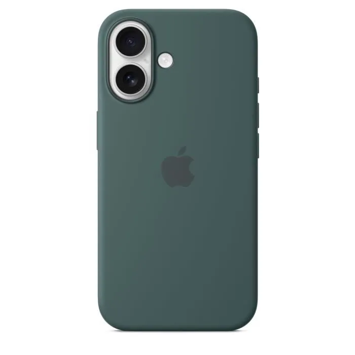 Apple Funda de silicona con MagSafe para iPhone 16 - Verde lago