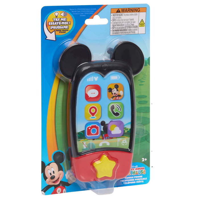 Just Play Telefono Movil Mickey Mouse Clubhouse Disney Juguete Infantil +3 Años
