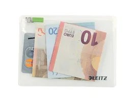 Leitz Bolsa zipper tamaño XS 120x90 mm transparente set de 2 unidades
