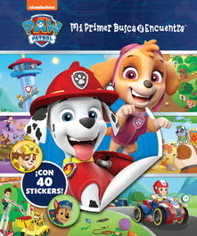 PI KIDS Mi primer busca y encuentra con pegatinas Patrulla Canina
