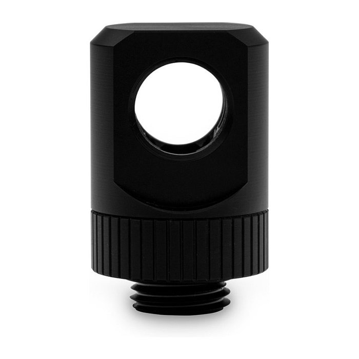 EK Water Blocks EK-Torque Adapter T-Splitter G1/4 pulgada macho a 2x G1/4 pulgada hembra giratorio, negro