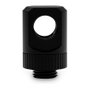 EK Water Blocks EK-Torque Adapter T-Splitter G1/4 pulgada macho a 2x G1/4 pulgada hembra giratorio, negro