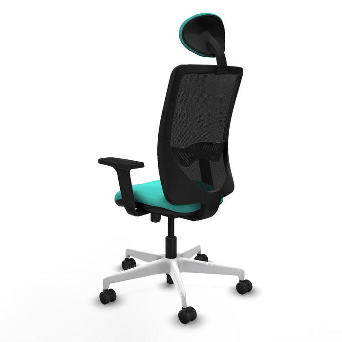 PIQUERAS Y CRESPO Silla de oficina Zulema con mecanismo Sincro/Traslack, Turquesa y Negro PIQUERAS Y CRESPO Silla de oficina Zulema con mecanismo Sincro/Traslack, Turquesa y Negro