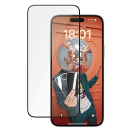 PanzerGlass Ceramic Protection para iPhone 15 Plus Ultra-Wide Fit con EasyAligner