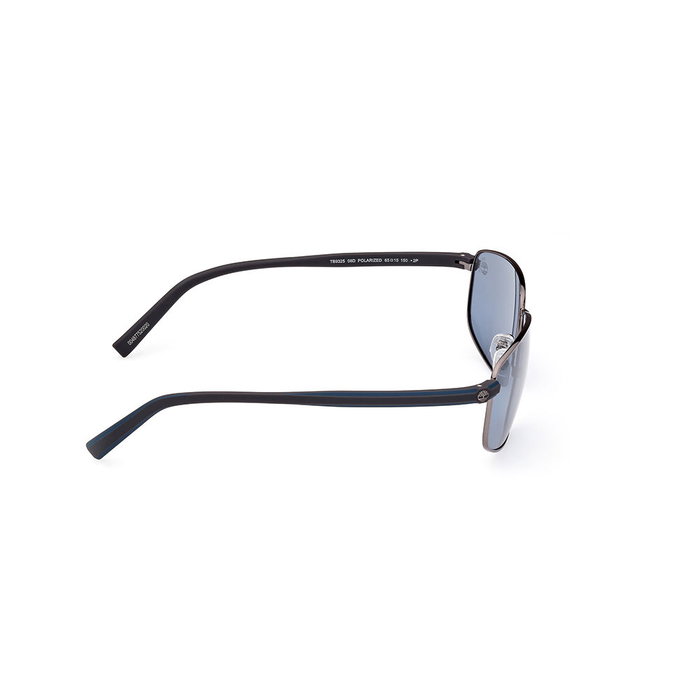 Timberland Gafas de Sol TB9325 08D Hombre Rectangulares Polarizadas Metal Plateado 150 mm