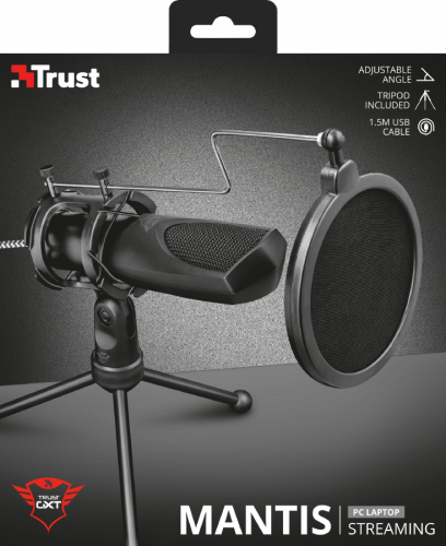 Trust Gaming GXT 232 Mantis Negro