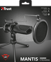 Trust Gaming GXT 232 Mantis Negro