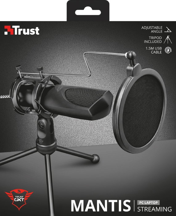 Trust Gaming GXT 232 Mantis Negro
