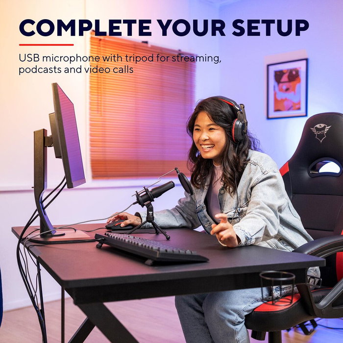 Trust Gaming GXT 232 Mantis Negro