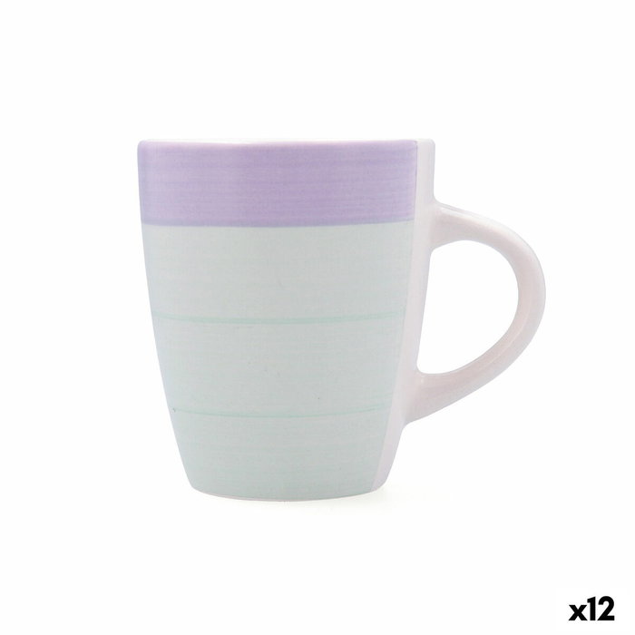 Quid Mug Cerámico Kaleido Morado 33 cL (12 Unidades) inevitable