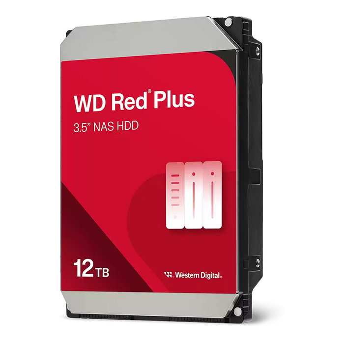 Western Digital WD120EFGX Disco Duro 12TB Red Plus NAS 3.5" SATA III 7200 RPM 512MB - HDD 12 TB Western Digital WD120EFGX Disco Duro 12TB Red Plus NAS 3.5" SATA III 7200 RPM 512MB - HDD 12 TB