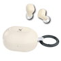 SAMI Auriculares Inalámbricos True Wireless (TWS) Buds Lite Beige con Llavero y Batería 25mAh