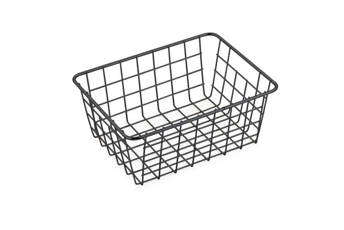 Confortime Cesta Organizadora de Metal 24,5 x 17,9 x 10 cm (12 Unidades)