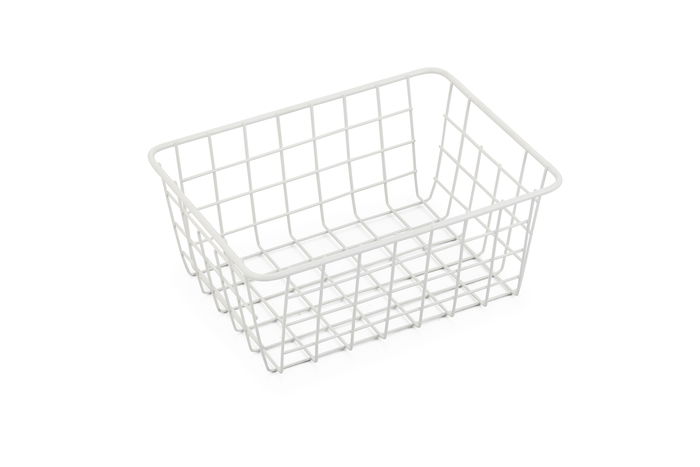 Confortime Cesta Organizadora de Metal 24,5 x 17,9 x 10 cm (12 Unidades)