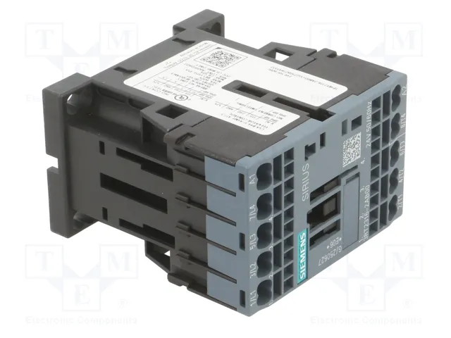 SIEMENS 3RT2316-2AB00 Contactor 4 polos NO x4 24VAC 9A S00