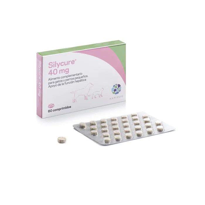 Karizoo Silycure 40mg 60 comprimidos para perros y gatos