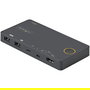 StarTech.com SV221HUC4K Conmutador KVM HDMI 2.0 de 2 Puertos USB-C / USB-A con Cables, 4K Ultra HD a 60Hz, Negro