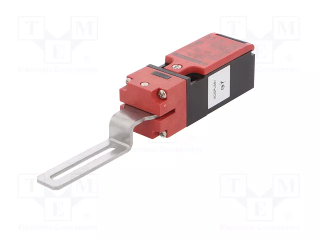 TELEMECANIQUE SENSORS XCSPL581 Interruptor de seguridad de bisagra rojo