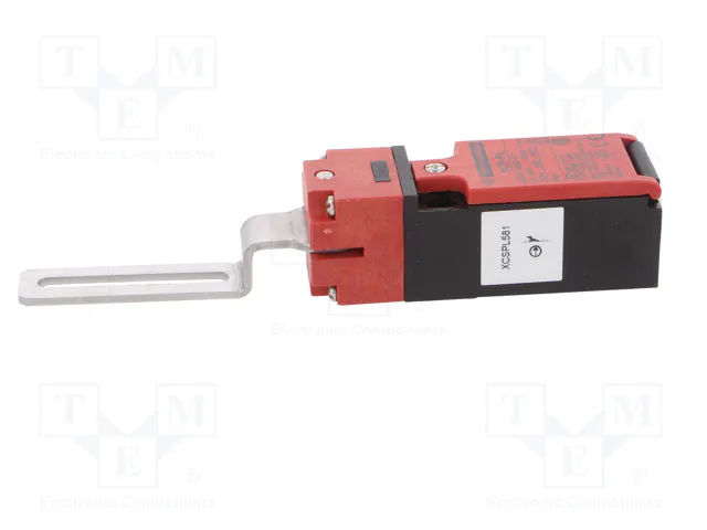 TELEMECANIQUE SENSORS XCSPL581 Interruptor de seguridad de bisagra rojo