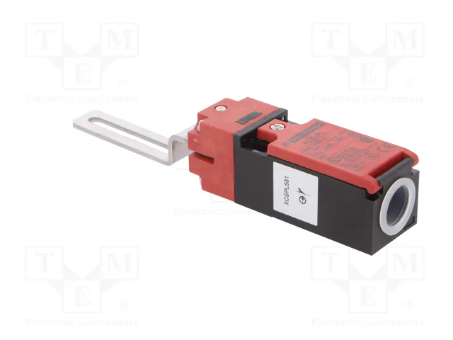 TELEMECANIQUE SENSORS XCSPL581 Interruptor de seguridad de bisagra rojo