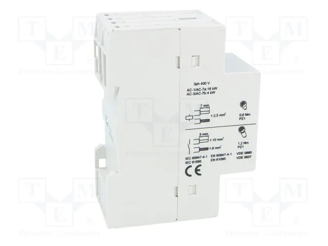 LOVATO ELECTRIC Contactor CN25 4-polar 25A 220-230VAC/VDC LOVATO ELECTRIC Contactor CN25 4-polar 25A 220-230VAC/VDC