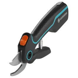 Gardena Tijeras de podar AssistCut 12222-20, Batería, Hoja Recta Templada, Acero Inoxidable, 25mm Diámetro Corte