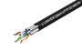 Lanview Cable Cat6a U-FTP 4x2xAWG23 PE negro para exteriores de 500m