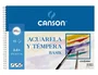 Canson Bloc Dibujo Acuarela DIN A4 Espiral 23x32.5 cm 10 Hojas 370 gr/m2 Certificado FSC