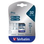 Verbatim PRO Tarjeta de Memoria SDHC 32GB Clase 10 UHS I 90MB/s lectura