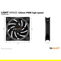 be quiet! Light Wings 120mm PWM high-speed Ventilador PC ARGB 120 x 120 x 25mm Negro 2500 RPM 88.86 m³/h