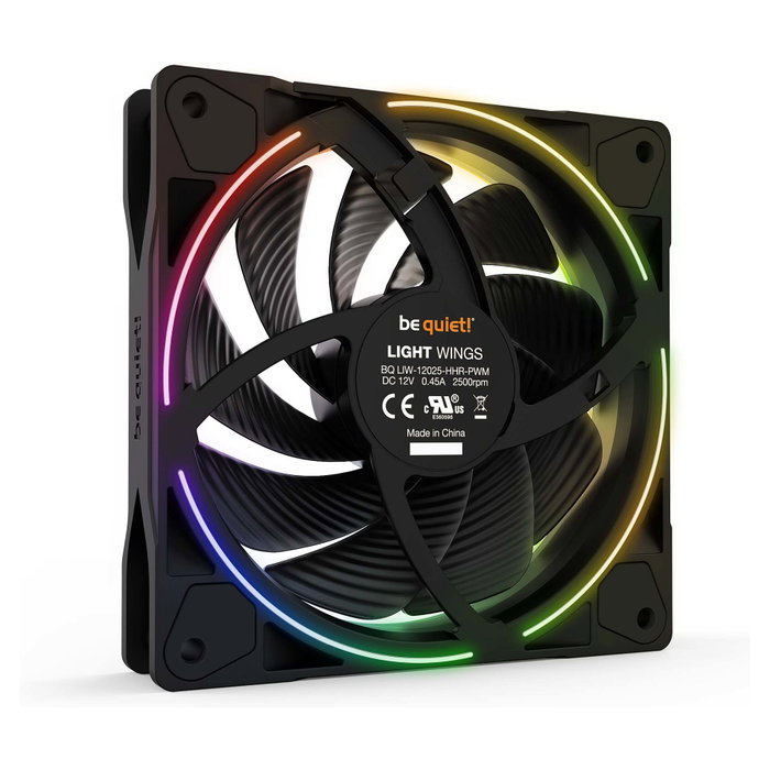 be quiet! Light Wings 120mm PWM High-speed Negro be quiet! Light Wings 120mm PWM High-speed Negro