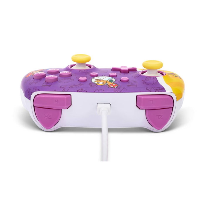 PowerA Mando con Cable Mejorado para Nintendo Switch Princess Peach Battle