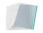 Q-connect Funda multitaladro DIN A4 con borde verde, 70 mc