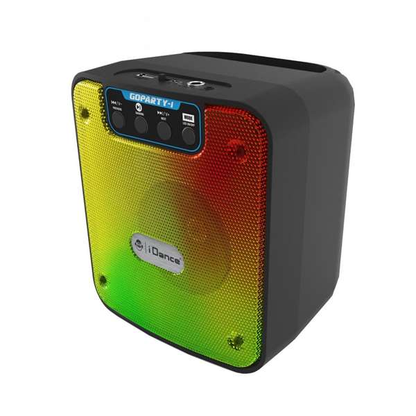 Cefa Altavoz Portátil Bluetooth Go Party con Luces LED y Karaoke Cefa Altavoz Portátil Bluetooth Go Party con Luces LED y Karaoke