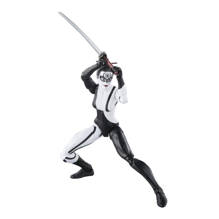 Hasbro Marvel Legends Series Figura de Acción Marvel's Lady Bullseye, Inspirada en Daredevil, Escala 15cm, 7 Accesorios Incluidos