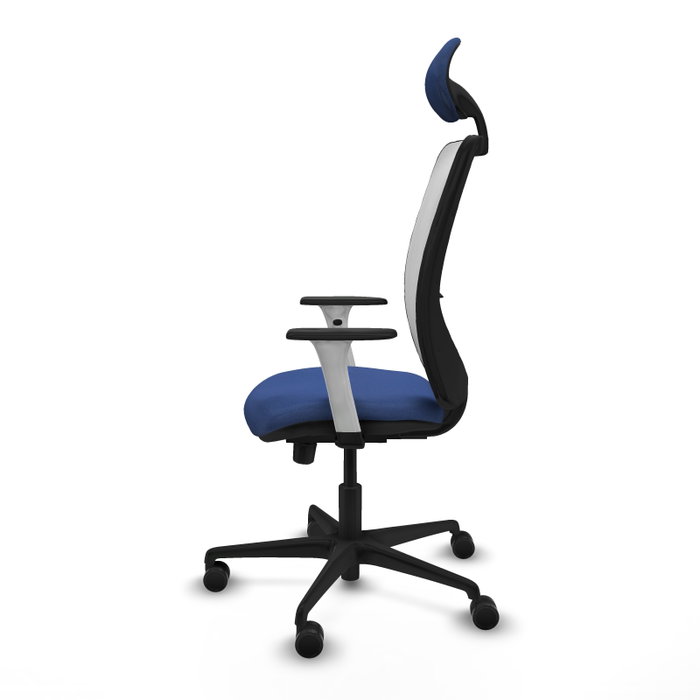 PIQUERAS Y CRESPO Silla de oficina Zulema Azul Marino y Blanco PIQUERAS Y CRESPO Silla de oficina Zulema Azul Marino y Blanco