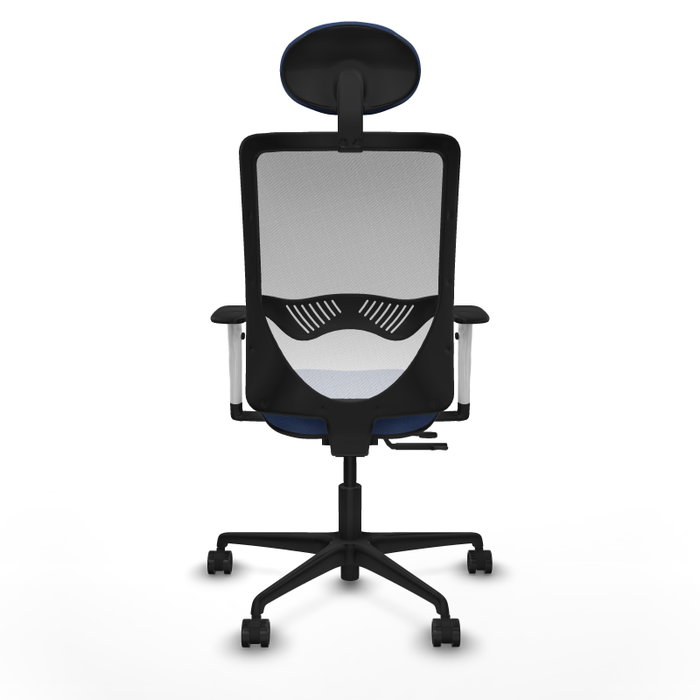 PIQUERAS Y CRESPO Silla de oficina Zulema Azul Marino y Blanco PIQUERAS Y CRESPO Silla de oficina Zulema Azul Marino y Blanco