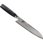 Miyabi 5000FCD Santoku 18cm de acero inoxidable con mango de madera Pakka negra crown/black colorway