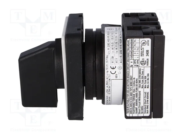EATON ELECTRIC Interruptor de leva 20A HAND->0-AUTO 2 posiciones EATON ELECTRIC Interruptor de leva 20A HAND->0-AUTO 2 posiciones