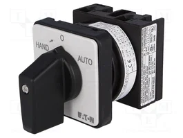 EATON ELECTRIC Interruptor de leva 20A HAND->0-AUTO 2 posiciones