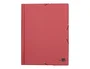 Liderpapel Carpeta de solapas color rojo con cierre de gomas